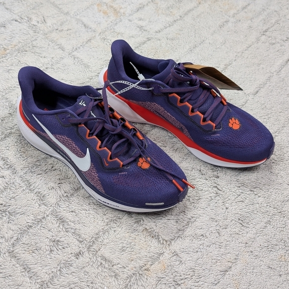 Nike Other - Nike Air Zoom Pegasus 41 Clemson Tigers Purple Running Shoes Mens 9.5 FZ5108-500